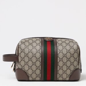 Gucci Cosmetic Case Men Beige Men | AlmaBagz