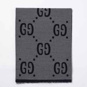 Gucci Scarf Men Grey Men | AlmaBagz