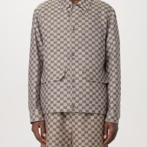 Gucci Jacket Men Beige Men | AlmaBagz