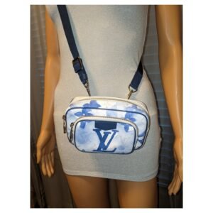 Louis Vuitton Monogram Watercolor Outdoor Pouch Blue Unisex | AlmaBagz