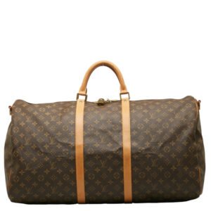 Louis Vuitton Monogram Keepall Bandouliere 60 Boston Bag M41412 Brown | AlmaBagz