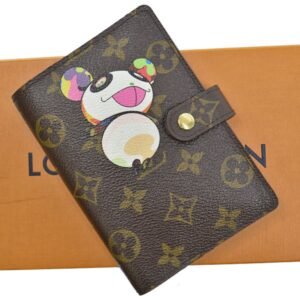 Louis Vuitton Brown Canvas Agenda wallet accessories | AlmaBagz