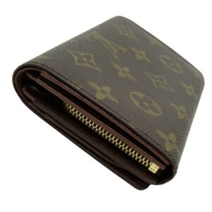 Louis Vuitton Brown Canvas Tresor wallet accessories | AlmaBagz