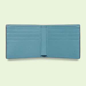 Gucci GG Marmont Card Case Wallet in Blue | AlmaBagz