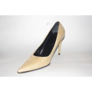 Gucci Champagne Colored Snakeskin Leather Pumps | AlmaBagz