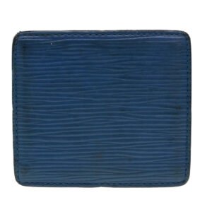 LOUIS VUITTON Epi Porte Monnaie Boite Coin Purse Blue M63695 LV  43541 | AlmaBagz