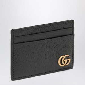 Gucci Gg Marmont Black Leather Money Clip Men | AlmaBagz