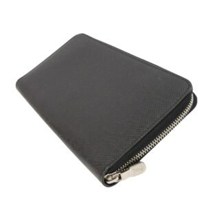 Louis Vuitton Black Leather Zippy organizer wallet accessories | AlmaBagz