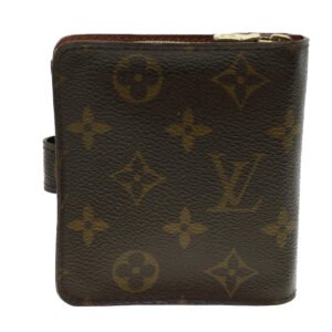 LOUIS VUITTON Monogram Compact Zip Wallet M61667 LV  43836 | AlmaBagz