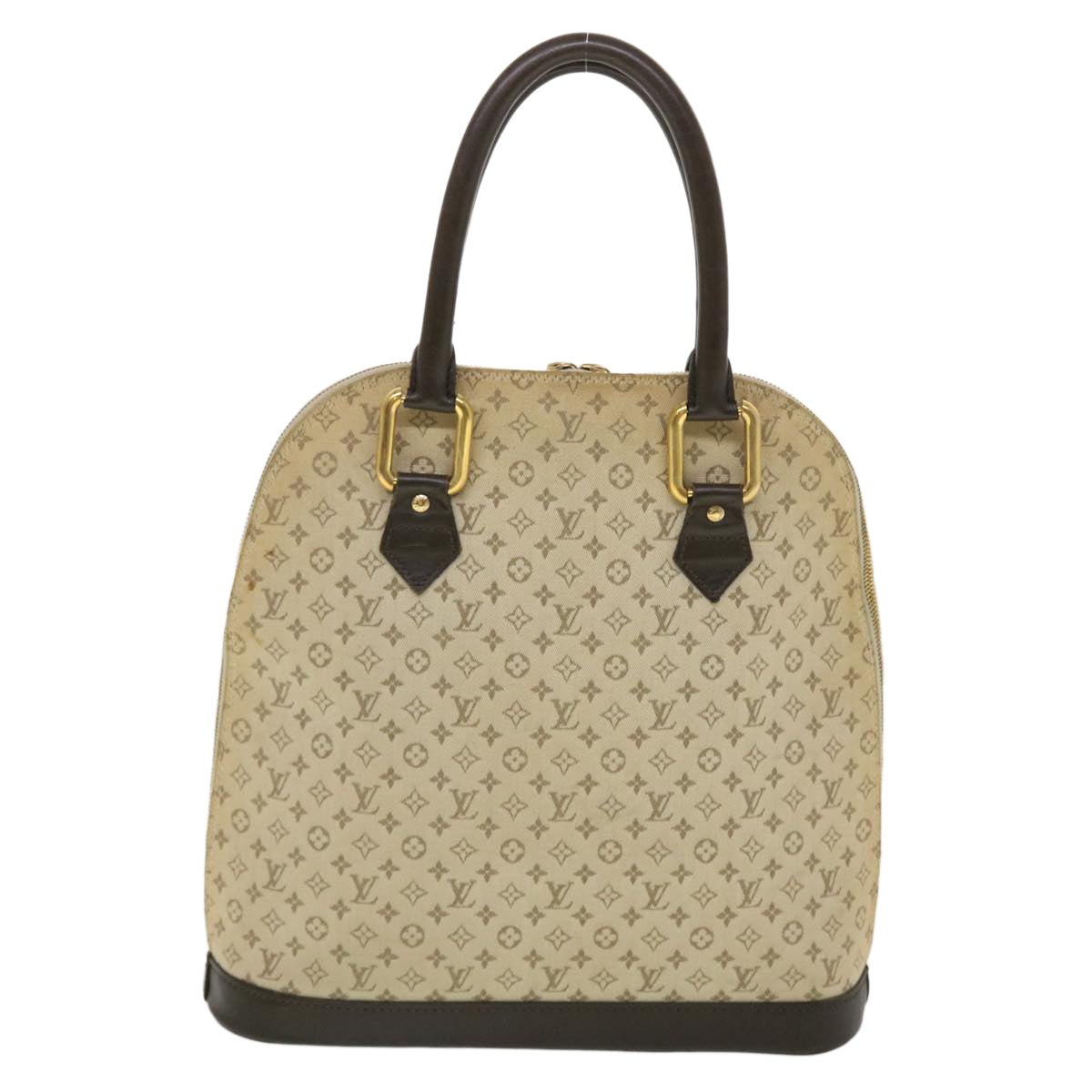 Louis Vuitton Monogram Mini Alma Haut Hand Bag Khaki M92203 LV Auth 44187 | AlmaBagz