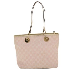 GUCCI GG Canvas Tote Bag Pink 139552  44265 | AlmaBagz