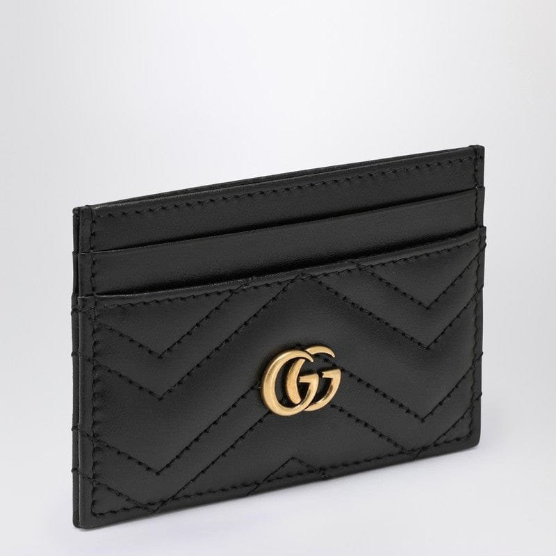 Gucci Black Gg Marmont Card Case Women | AlmaBagz