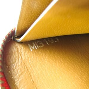 Louis Vuitton Red Leather Jena wallet accessories | AlmaBagz