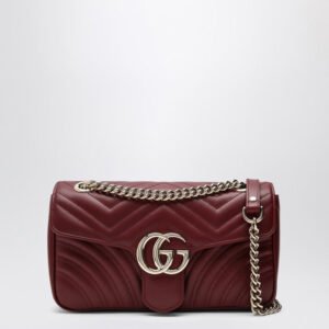 Gucci Gg Marmont Rosso Ancora Small Shoulder Bag Women | AlmaBagz
