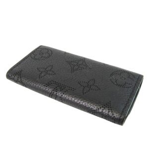 Louis Vuitton Black Leather Multicles 4 wallet accessories | AlmaBagz