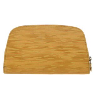 LOUIS VUITTON Epi Dauphine PM Pouch Yellow M48449 LV  44415 | AlmaBagz