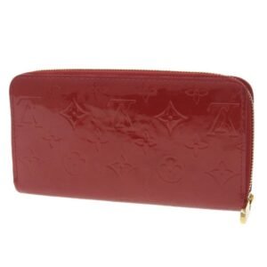 Louis Vuitton Red Patent leather Portefeuille zippy wallet accessories | AlmaBagz