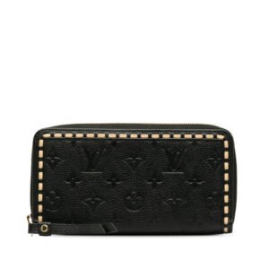 LOUIS VUITTON Louis Vuitton Monogram Amplant M64805 Long Wallet Carf/Laser Noir Black [Middle] Ladies | AlmaBagz