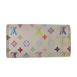 LOUIS VUITTON Monogram Multicolor Multicles 4 Keys Case White M60043 Auth 44596 | AlmaBagz