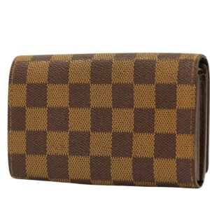 Louis Vuitton Brown Canvas Tresor wallet accessories | AlmaBagz