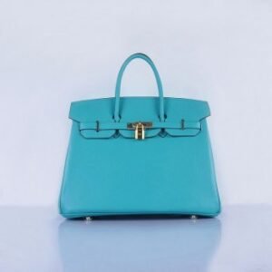 Hermes Birkin 35cm Togo Leather Handbags Emerald Green Golden | AlmaBagz