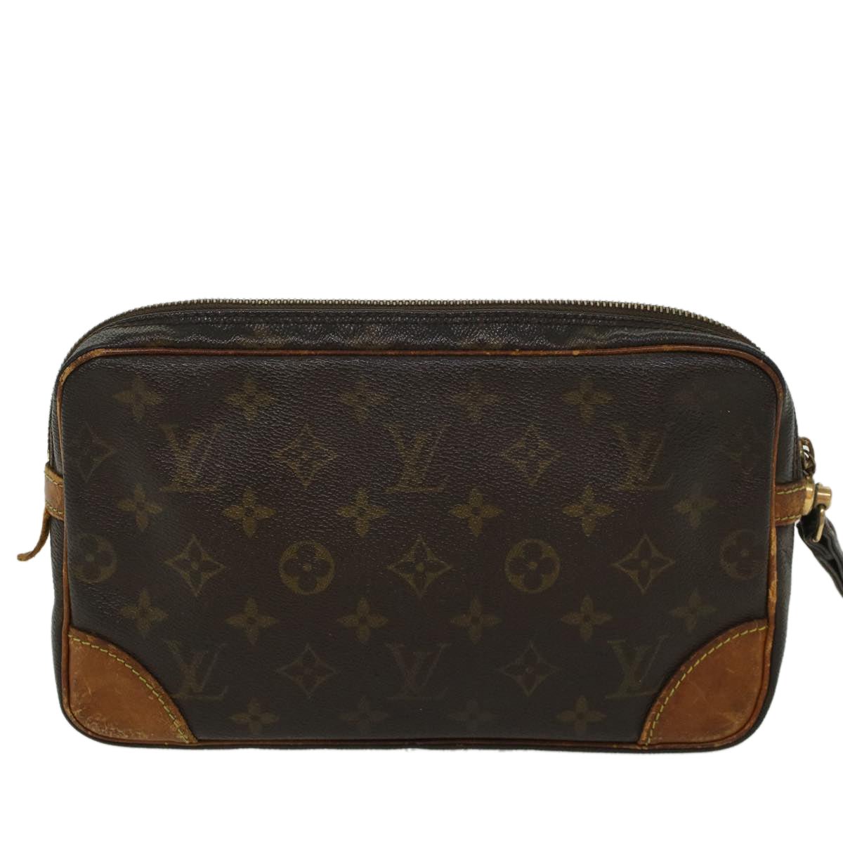 LOUIS VUITTON Monogram Marly Dragonne GM Clutch Bag M51825 LV 44834 | AlmaBagz