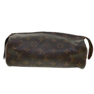 Louis Vuitton Monogram Trousse Patte Pression Cosmetic Pouch M47636 Auth 44836 | AlmaBagz