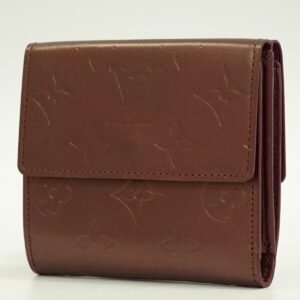 Louis Vuitton Purple Leather Portefeuille wallet accessories | AlmaBagz