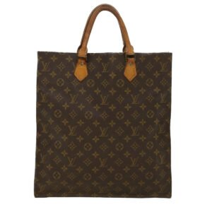 Louis Vuitton Monogram Sac Plat Hand Bag M51140 LV Auth 45024 | AlmaBagz