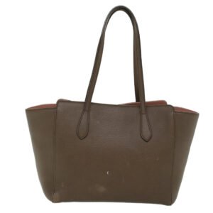 GUCCI Shoulder Bag Leather Gray 354408  45056 | AlmaBagz