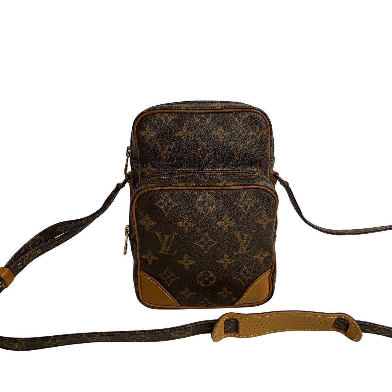 LOUIS VUITTON Shoulder Bag leather Brown Monogram Amazone | AlmaBagz - Image 10