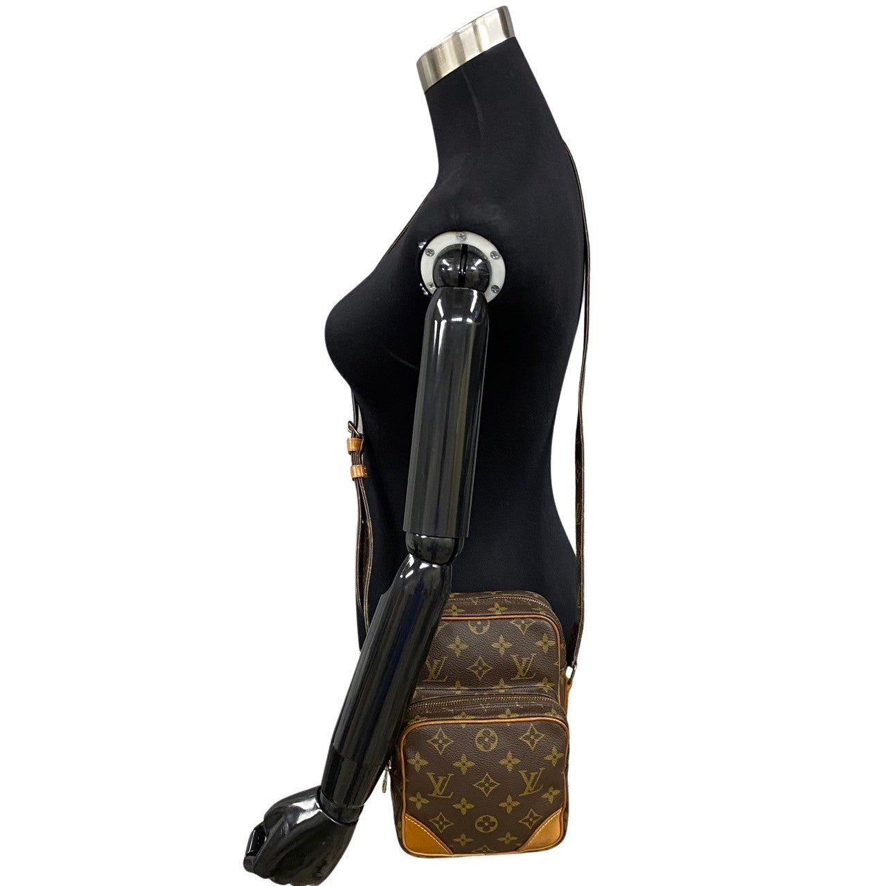 LOUIS VUITTON Shoulder Bag leather Brown Monogram Amazone | AlmaBagz