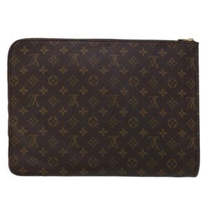 Louis Vuitton Monogram Poche Document Briefcase M53400 LV Auth 45107 | AlmaBagz