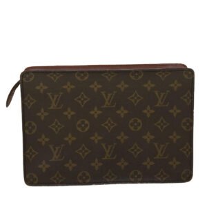 Louis Vuitton Monogram Pochette Homme Clutch Bag M51795 LV Auth 45147 | AlmaBagz