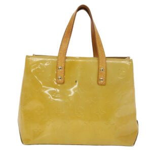 LOUIS VUITTON Monogram Vernis Reade PM Hand Bag Beige M91334 LV 45340 | AlmaBagz