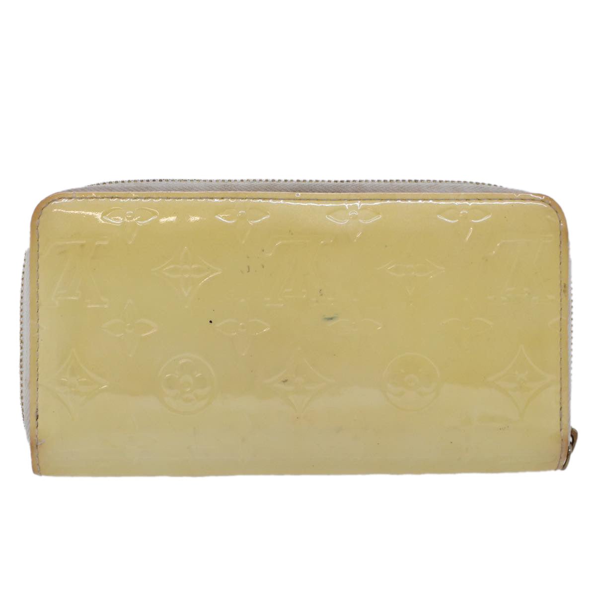LOUIS VUITTON Monogram Vernis Zippy Wallet Wallet Perle M91471 LV 45414 | AlmaBagz