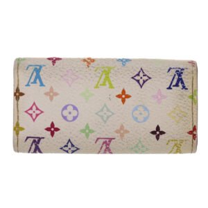 LOUIS VUITTON Monogram Multicolor Multi Cles 4 Key Case White M60043 Auth 45447 | AlmaBagz