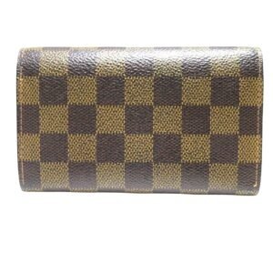 Louis Vuitton Brown Canvas Tresor wallet accessories | AlmaBagz