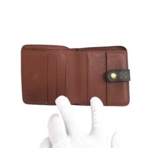 Louis Vuitton Brown Canvas Viennois wallet accessories | AlmaBagz