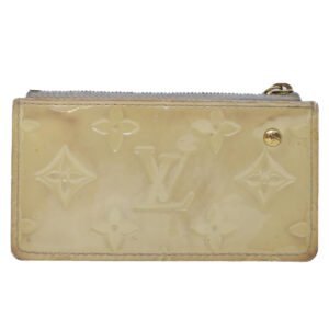 Louis Vuitton Monogram Vernis Pochette Cles Coin Purse Pearl M91348 Auth 45743 | AlmaBagz