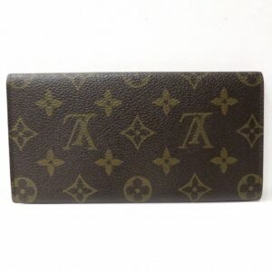 Louis Vuitton Brown Canvas Tresor wallet accessories | AlmaBagz