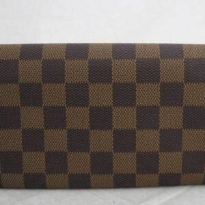 Louis Vuitton Brown Canvas Portefeuille Sarah wallet accessories | AlmaBagz