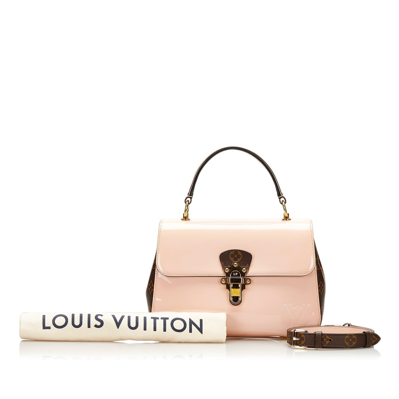 Louis Vuitton Cherrywood PM Pink Vernis | AlmaBagz