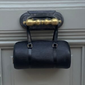 Louis Vuitton - Sac Soufflot cuir épi noir | AlmaBagz