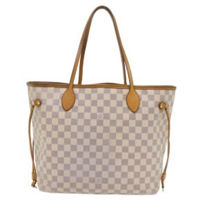 LOUIS VUITTON Damier Azur Neverfull MM Tote Bag N41605 LV Auth 46649 | AlmaBagz