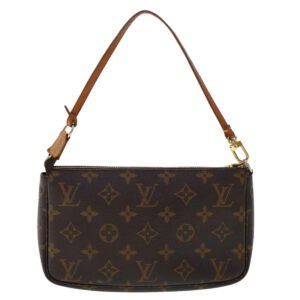 LOUIS VUITTON Monogram Pochette Accessoires Pouch M51980 LV Auth 46706 | AlmaBagz