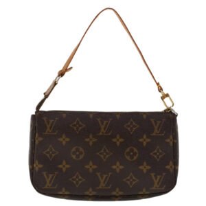 LOUIS VUITTON Monogram Pochette Accessoires Pouch M51980 LV Auth 46905 | AlmaBagz