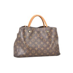 Louis Vuitton Brown Canvas Montaigne handbag bag | AlmaBagz