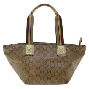 GUCCI GG Canvas Shoulder Bag Beige 131228  47214 | AlmaBagz