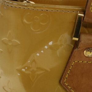 Louis Vuitton Monogram Vernis Houston Hand Bag Jaune M91121 LV Auth 47365 | AlmaBagz